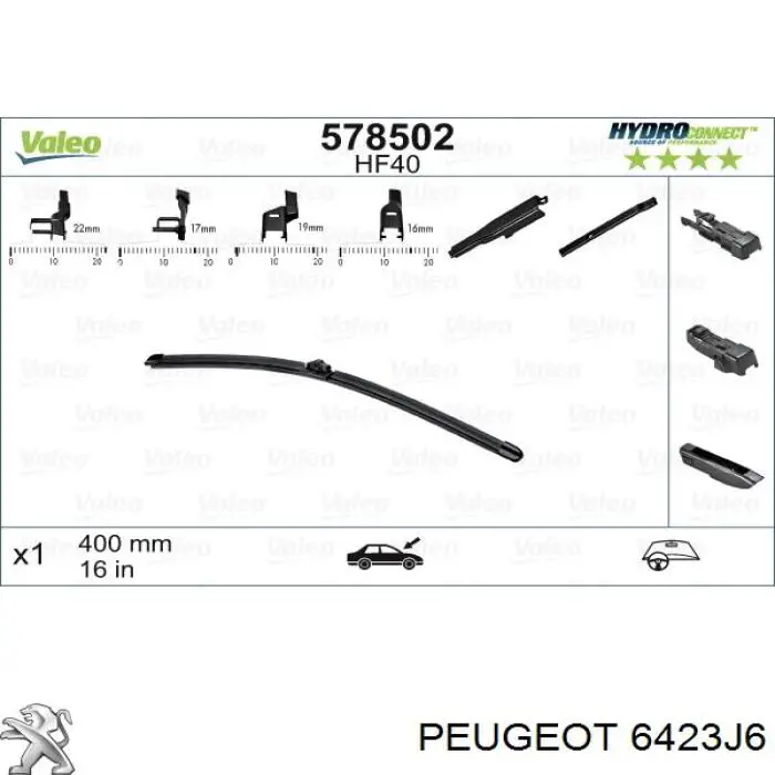  6423J6 Peugeot/Citroen