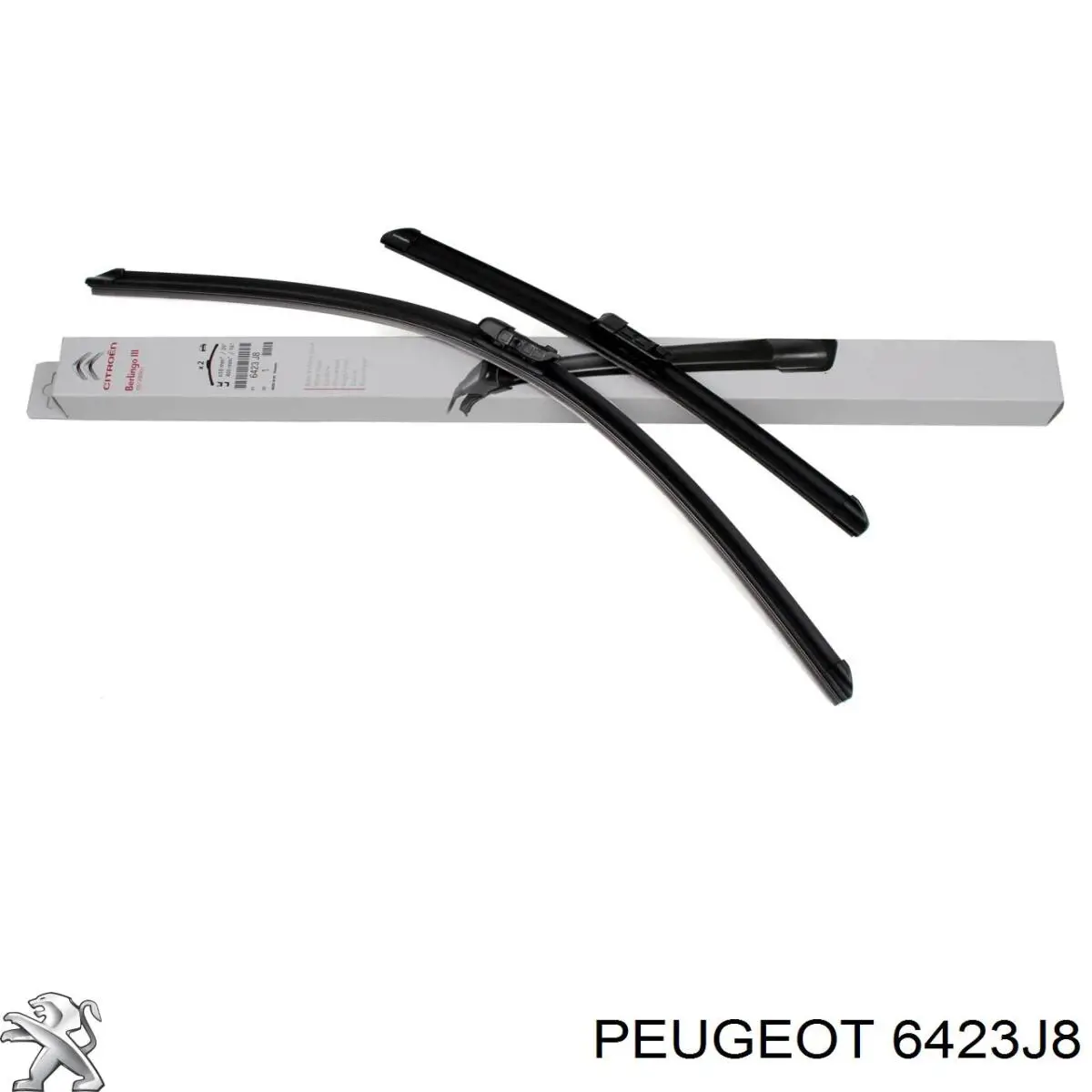 6423J8 Peugeot/Citroen Щетка стеклоочистителя лобового стекла, пассажирская