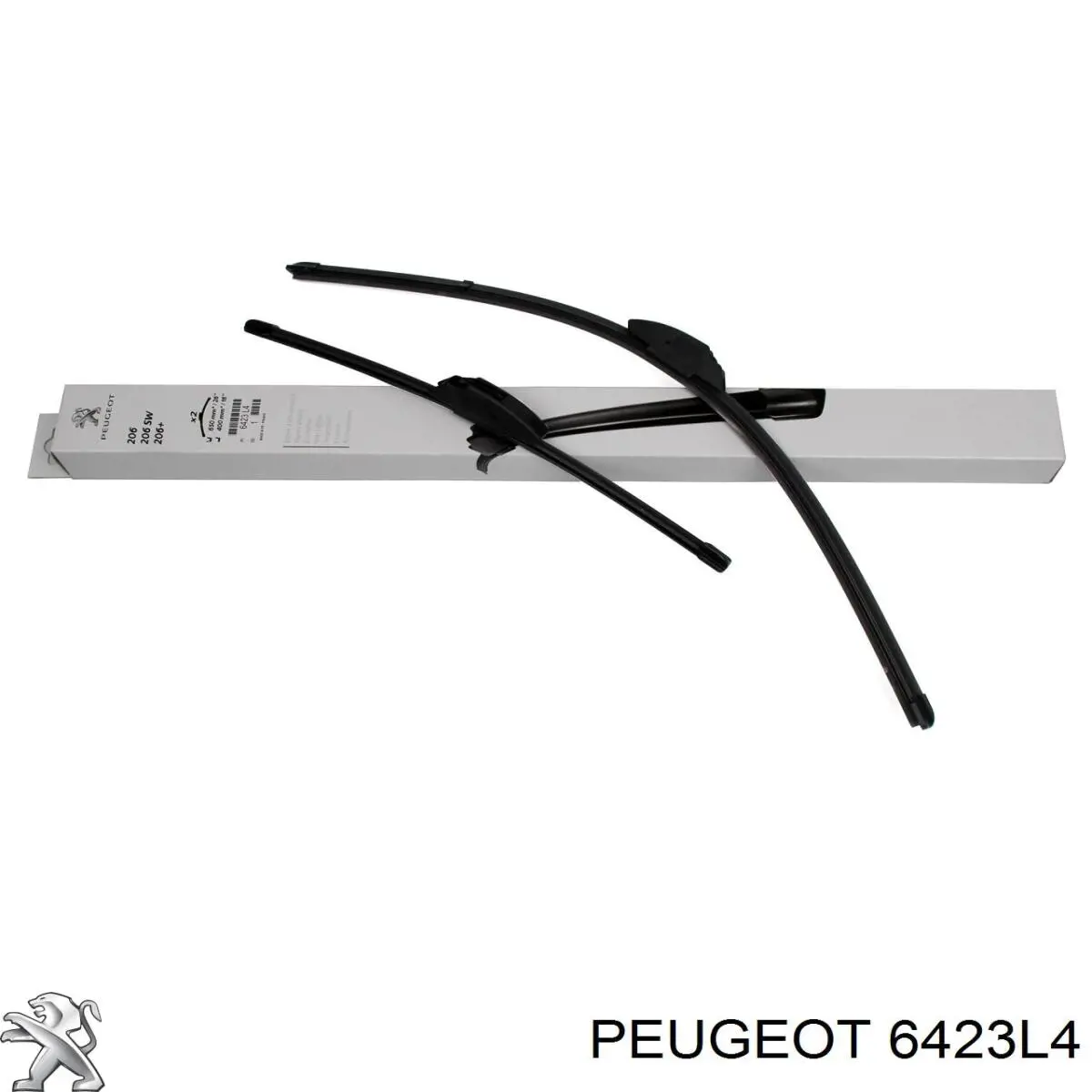 Limpa-pára-brisas do pára-brisas, kit de 2 un. para Peugeot 206 (2A/C)
