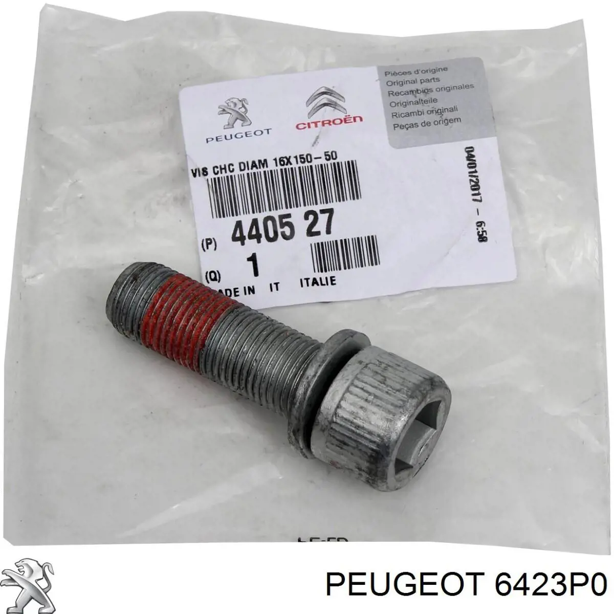 Купить 6423P0 Peugeot/Citroen Щетка-дворник лобового стекла водительская