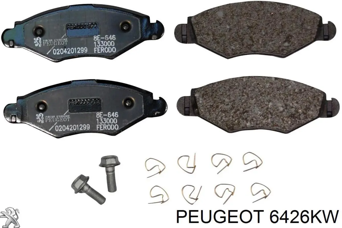 6426KW Peugeot/Citroen Щетки лобового стекла