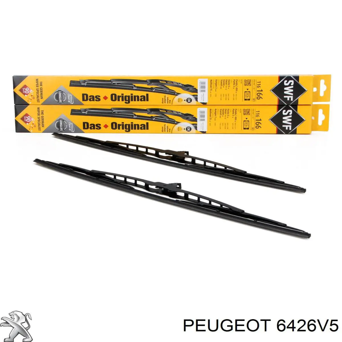 6426V5 Peugeot/Citroen Щетка-дворник лобового стекла, водительская