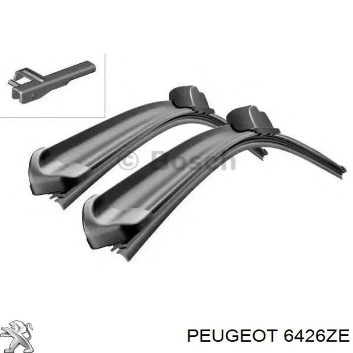 Щетка стеклоочистителя лобового стекла, водительская Peugeot/Citroen 6426ZE цена, от 15.29 USD