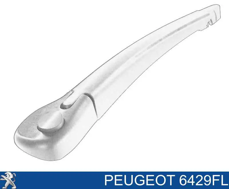 6429FL Peugeot/Citroen braço de limpa-pára-brisas de vidro traseiro