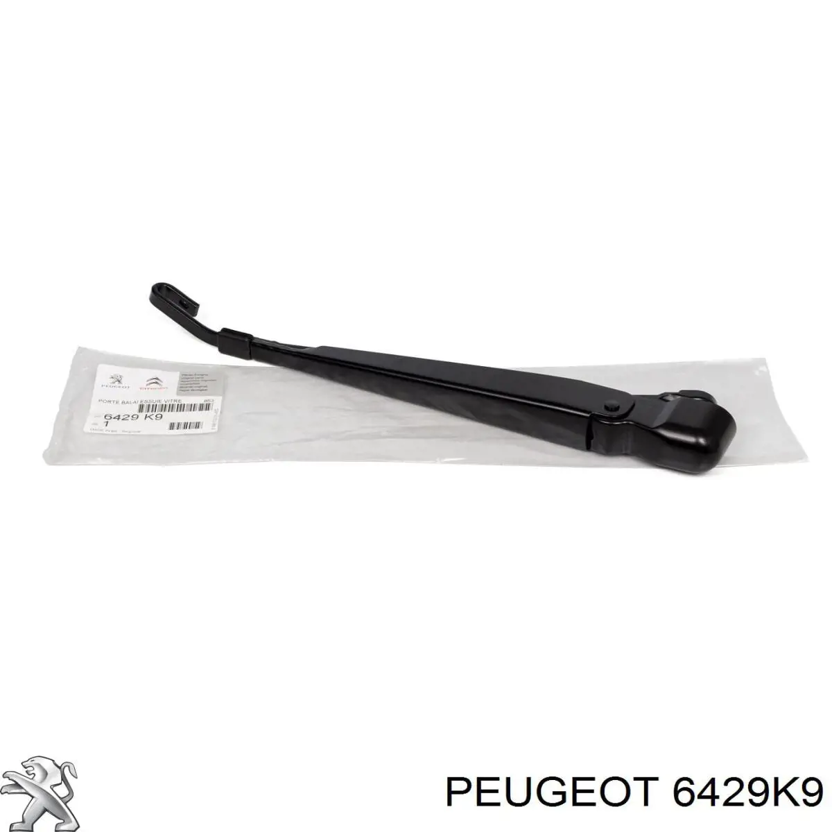 6429K9 Peugeot/Citroen braço de limpa-pára-brisas de vidro traseiro