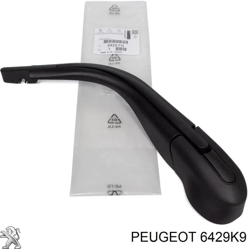 Рычаг-поводок стеклоочистителя заднего стекла Peugeot/Citroen 6429K9 цена, от 10.13 USD