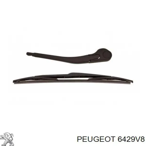 Поводок дворника заднего стекла Peugeot/Citroen 6429V8