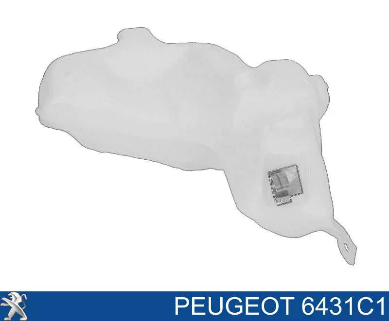 Tanque de fluido para lavador de vidro para Peugeot 307 (3H)