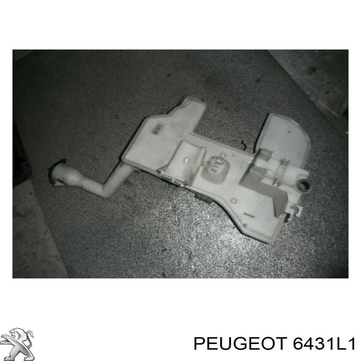 6431L1 Peugeot/Citroen tanque de fluido para lavador de vidro