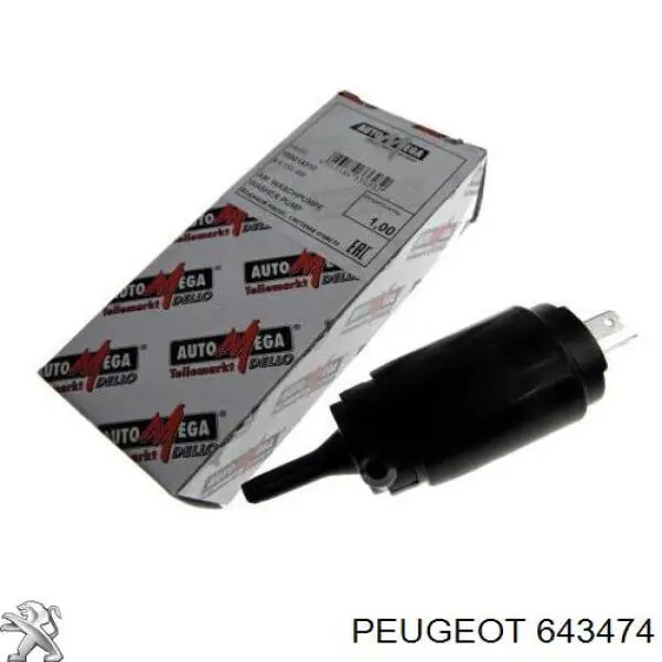 Двигатель омывателя лобового стекла Peugeot/Citroen 643474 цена, от 5.36 USD