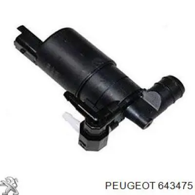 643475 Peugeot/Citroen bomba de motor de fluido para lavador de vidro dianteiro