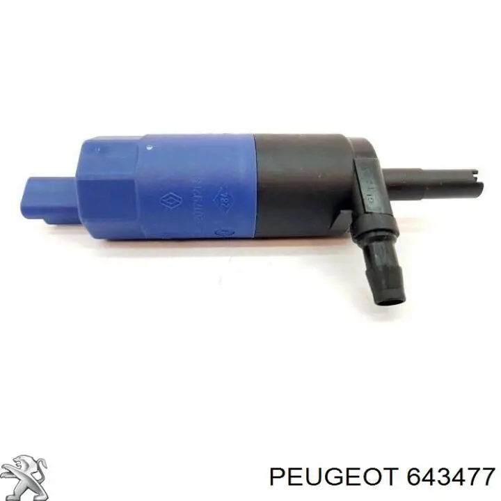 Мотор омывателя фар Peugeot/Citroen 643477