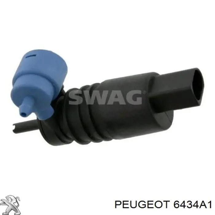 Моторчик омывателя стекла передний/задний Peugeot/Citroen 6434A1 цена, от 6.66 USD
