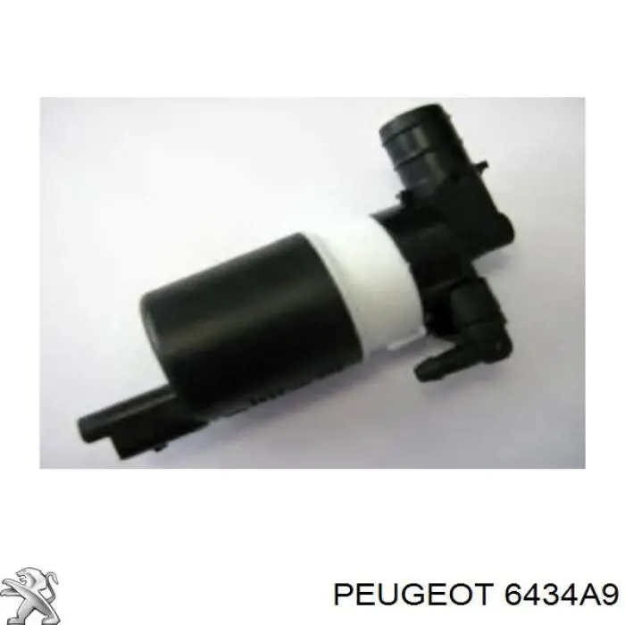 6434A9 Peugeot/Citroen насос-мотор омывателя стекла переднего