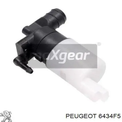 6434F5 Peugeot/Citroen насос-мотор омывателя стекла переднего