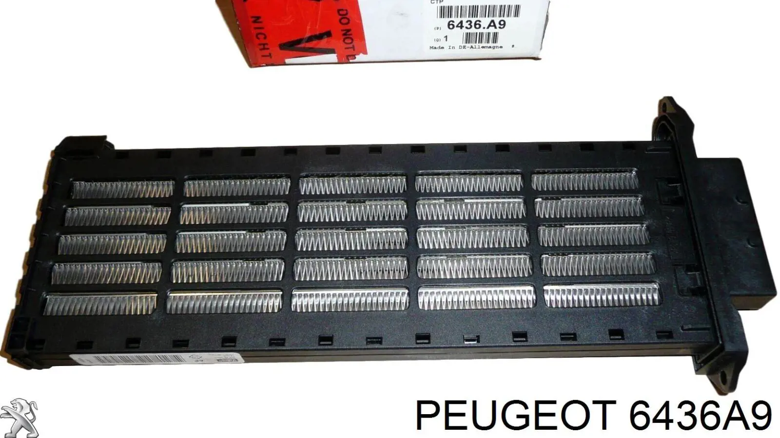 6436A9 Peugeot/Citroen электроподогреватель воздуха системы отопления салона