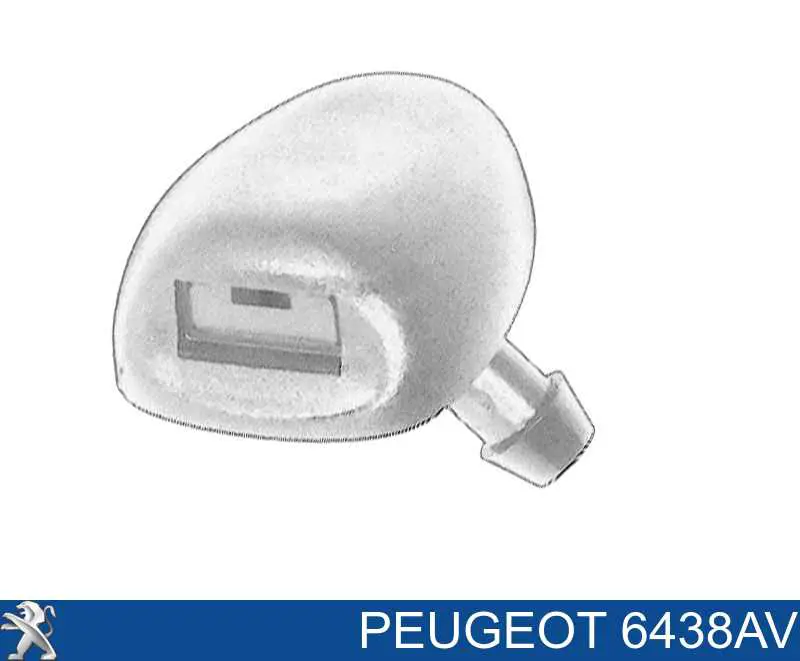 Injetor de fluido para lavador de pára-brisas para Peugeot 207 (WA, WC)