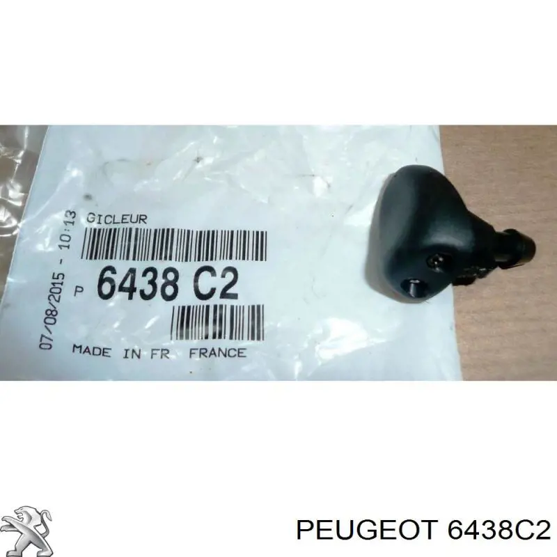 6438C2 Peugeot/Citroen форсунка омывателя стекла лобового левая
