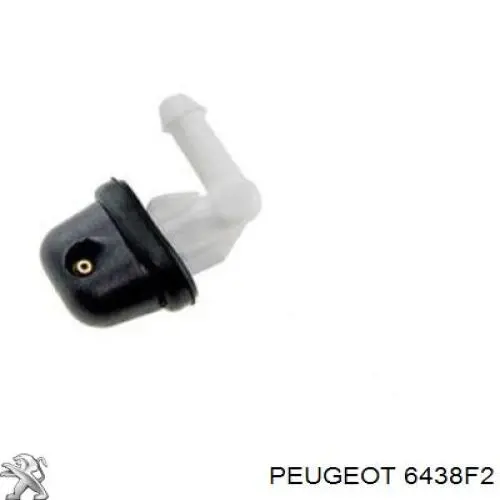 6438F2 Peugeot/Citroen Форсунка омывателя заднего стекла