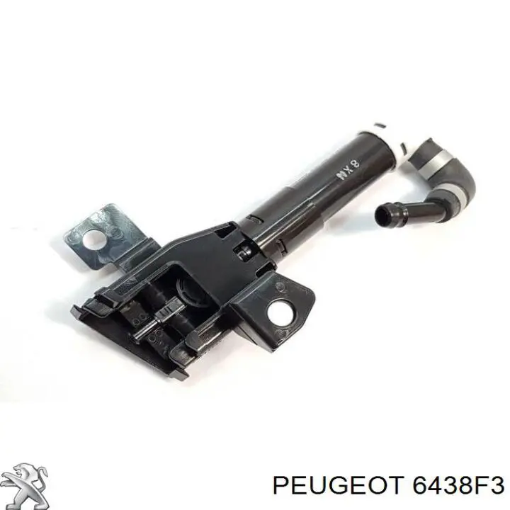 Soporte boquilla lavafaros cilindro (cilindro levantamiento) 6438F3 Peugeot/Citroen