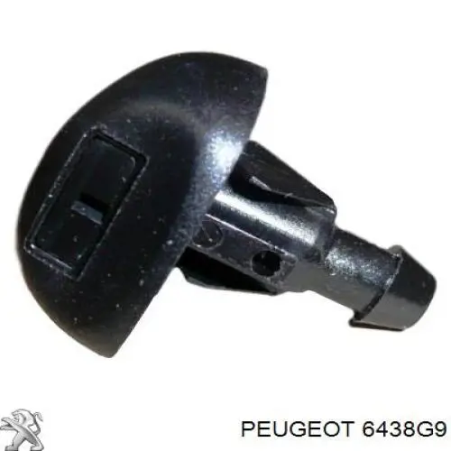 00006438G9 Peugeot/Citroen injetor de fluido para lavador de pára-brisas