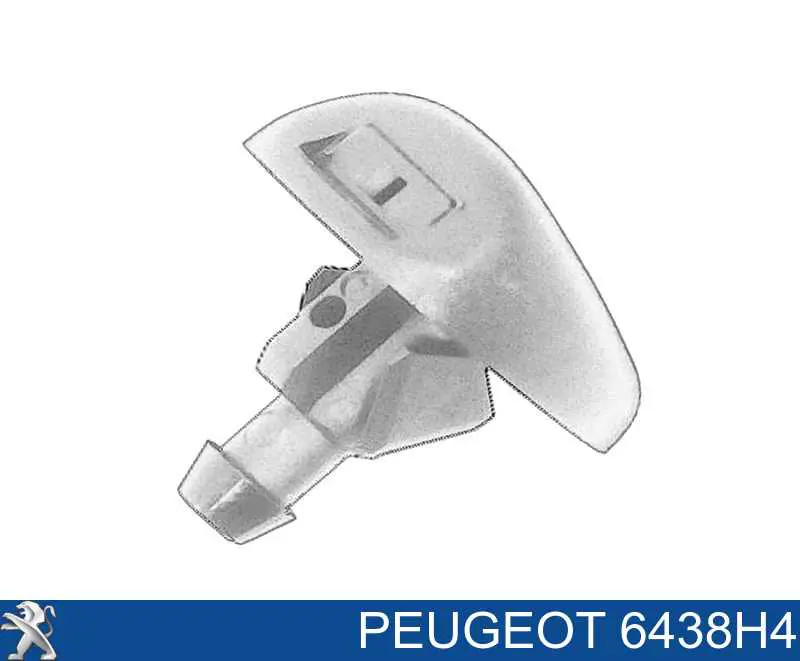 6438H4 Peugeot/Citroen injetor de fluido para lavador de pára-brisas