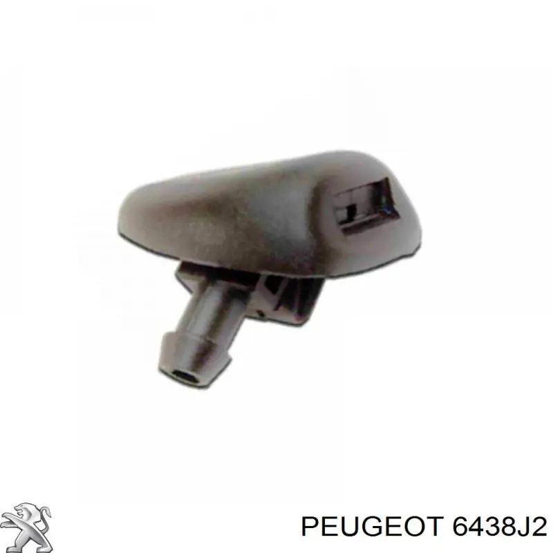 6438J2 Peugeot/Citroen injetor de fluido para lavador de pára-brisas