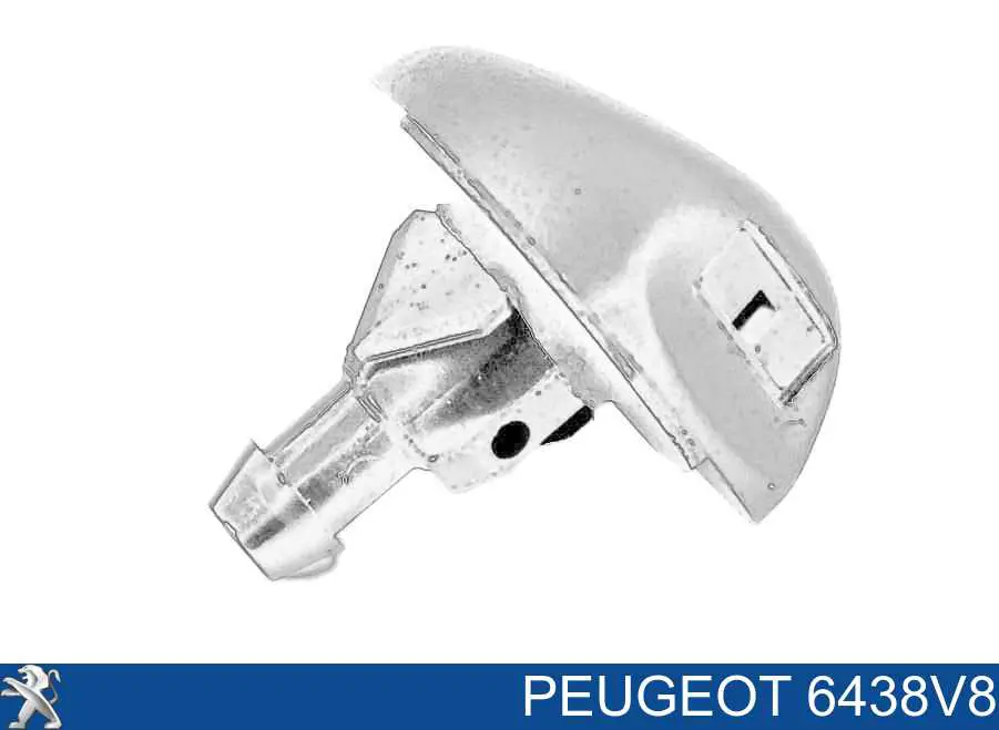 6438V8 Peugeot/Citroen форсунка омывателя лобового стекла