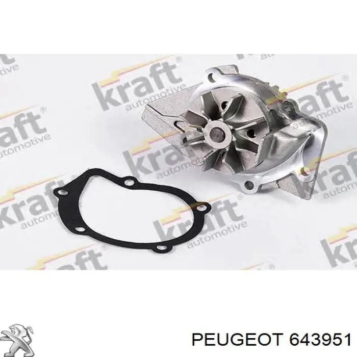  Peugeot/Citroen 643951 цена, от 1.29 USD