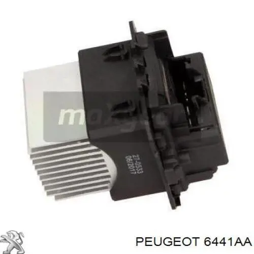 Резистор (сопротивление) вентилятора печки (отопителя салона) Peugeot/Citroen 6441AA