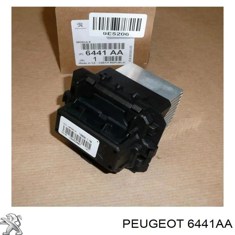 Resitencia, ventilador habitáculo 6441AA Peugeot/Citroen