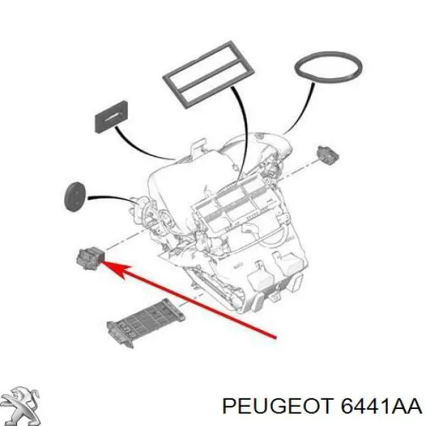 Реостат Peugeot/Citroen 6441AA