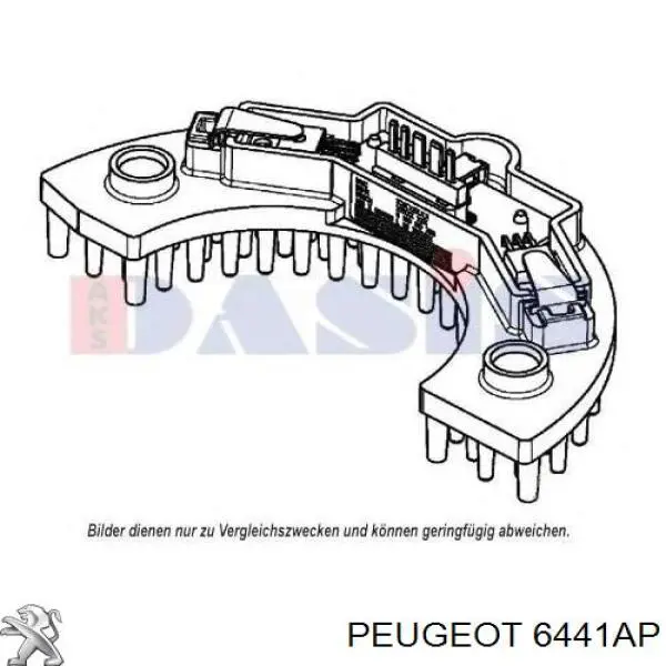 Реле отопителя Peugeot/Citroen 6441AP цена, от 36.13 USD