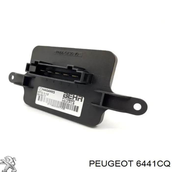 Resitencia, ventilador habitáculo 6441CQ Peugeot/Citroen