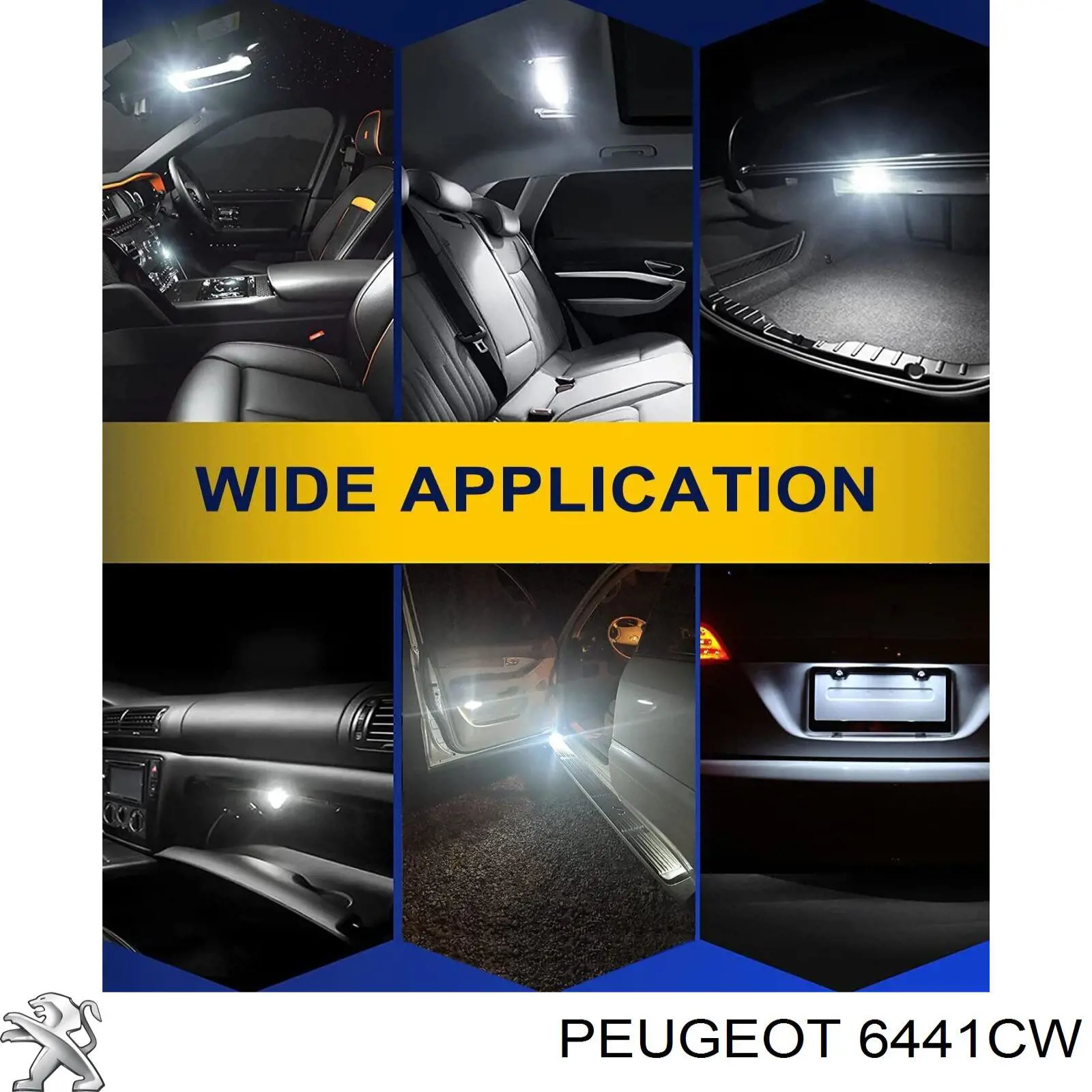 6441CW Peugeot/Citroen Мотор вентилятора печки (отопителя салона) задний