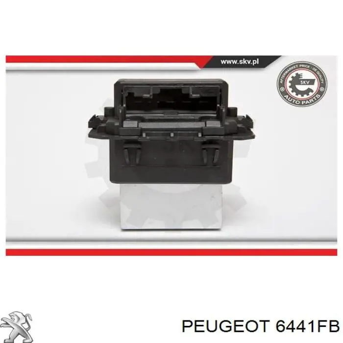 Resitencia, ventilador habitáculo 6441FB Peugeot/Citroen