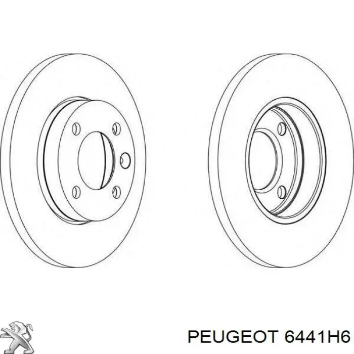 6441H6 Peugeot/Citroen Электромотор печки