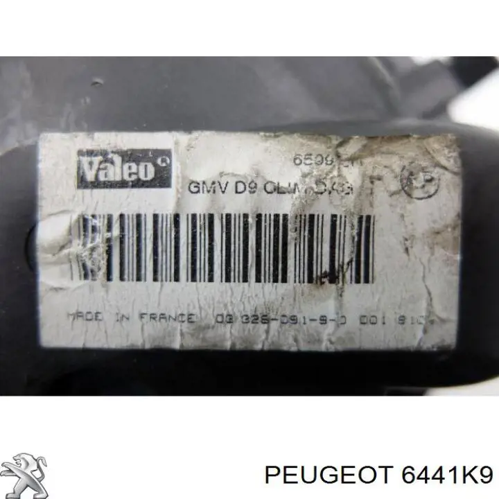 Motor eléctrico, ventilador habitáculo 6441K9 Peugeot/Citroen