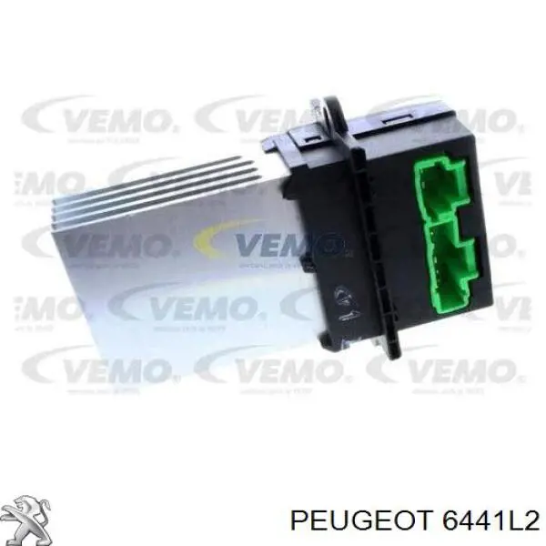 Резистор (сопротивление) вентилятора печки (отопителя салона) Peugeot/Citroen 6441L2