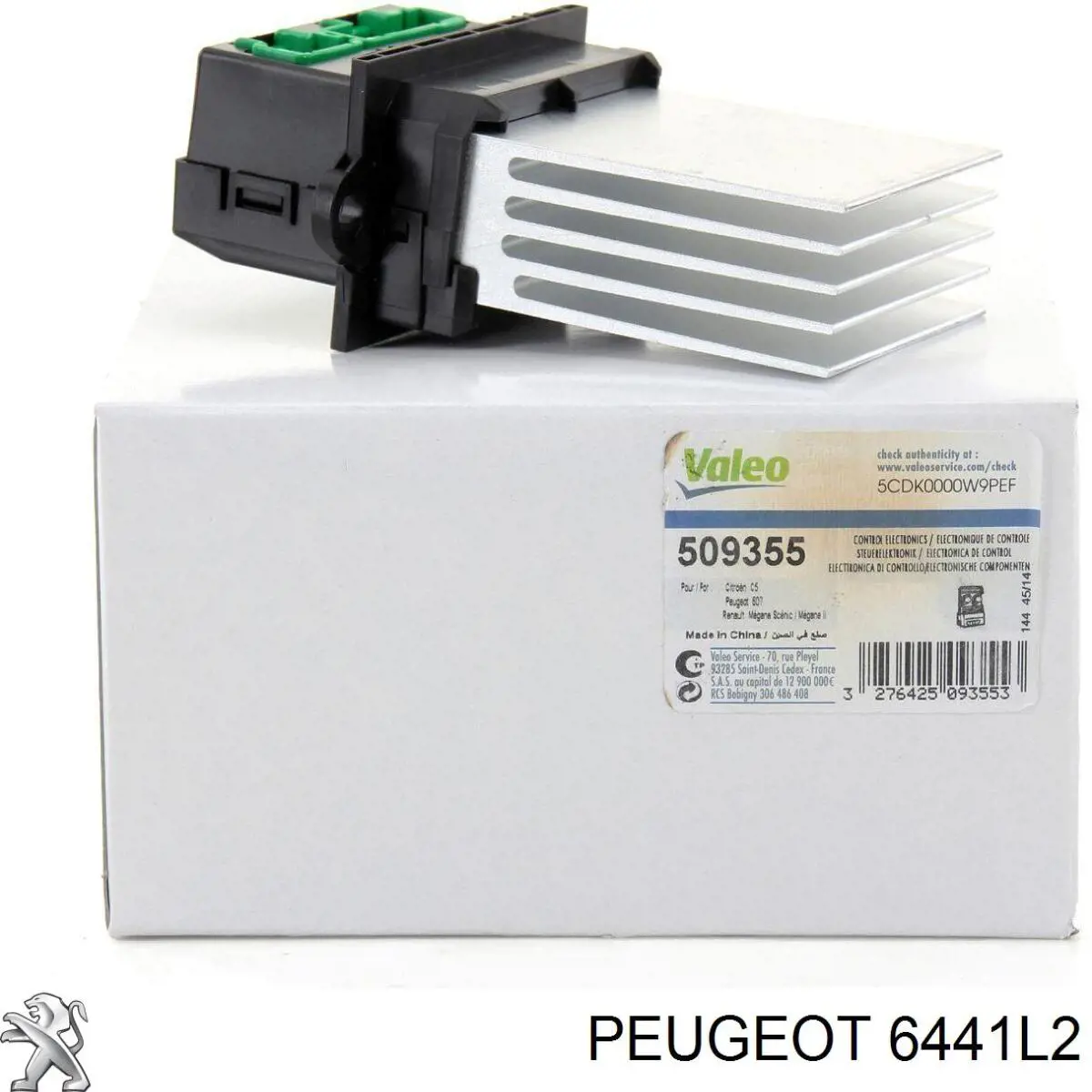 Резистор печки 6441L2 Peugeot/Citroen