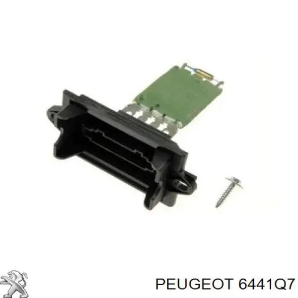 Резистор (сопротивление) вентилятора печки (отопителя салона) Peugeot/Citroen 6441Q7