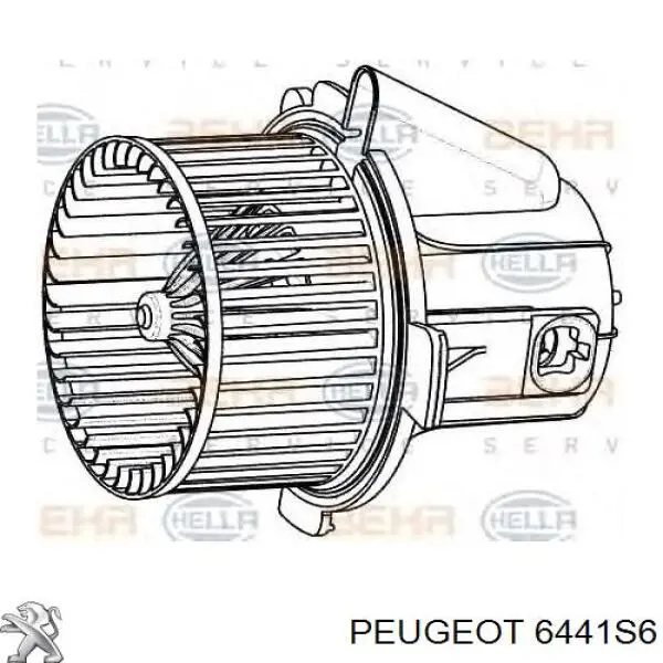 Купить 6441S6 Peugeot/Citroen Электродвигатели (электродвигатель отопителя) или розетка прицепа штепсельная