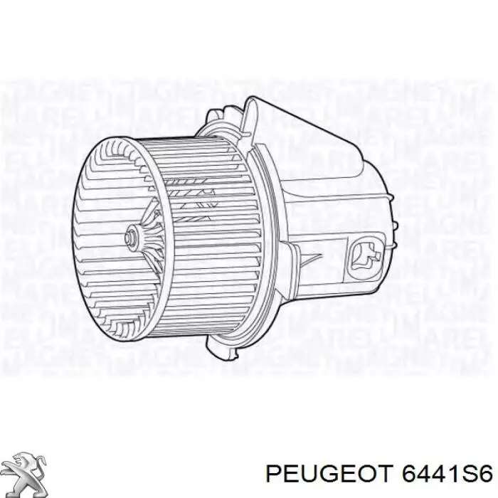 Motor eléctrico, ventilador habitáculo 6441S6 Peugeot/Citroen