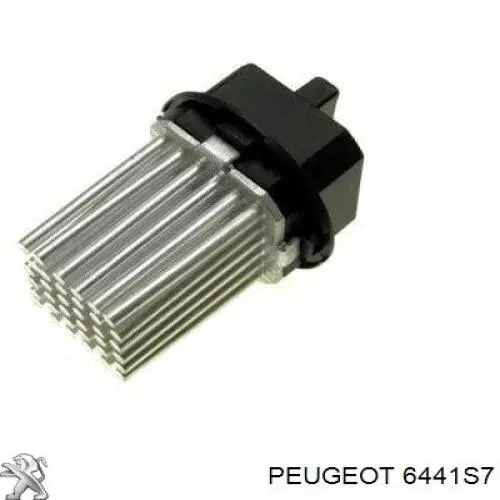 Резистор (сопротивление) вентилятора печки (отопителя салона) Peugeot/Citroen 6441S7