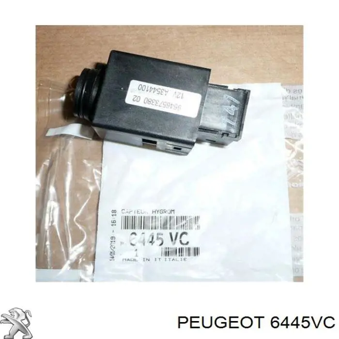6445YZ Peugeot/Citroen sensor de temperatura de ar no salão