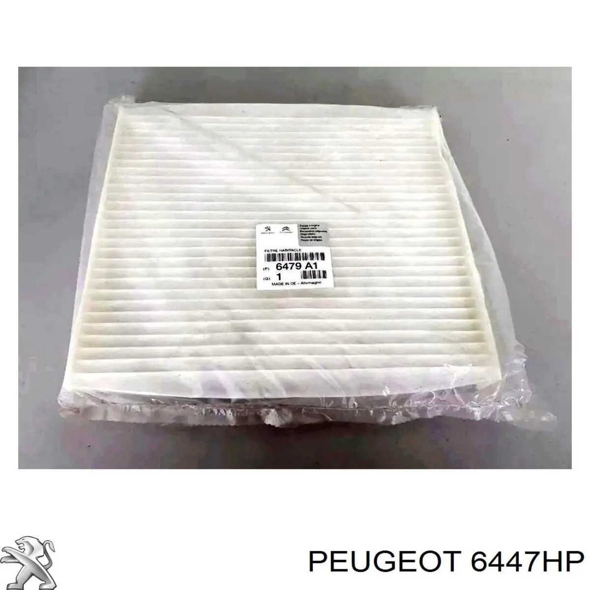 Фильтр воздушный отопителя Peugeot/Citroen 6447HP цена, от 4.84 USD