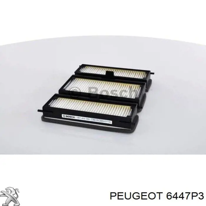 6447P3 Peugeot/Citroen фильтр салона