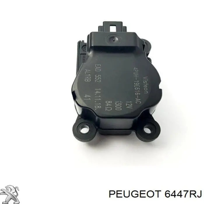 6447RJ Peugeot/Citroen мотор заслонки рециркуляции воздуха
