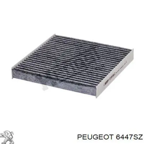 Купить 6447SZ Peugeot/Citroen Фильтр салона угольный