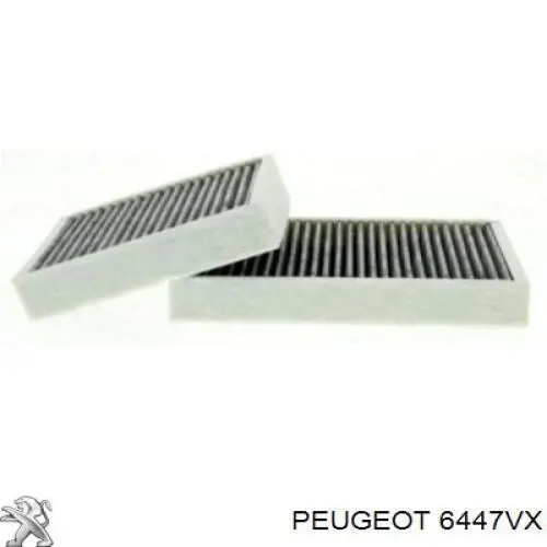 6447VX Peugeot/Citroen Внутрисалонный фильтр